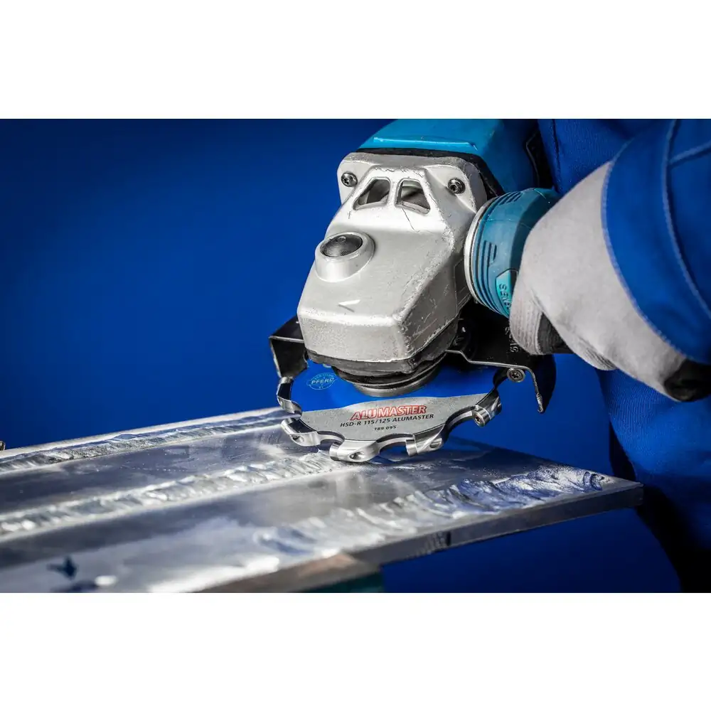 PFERD TOOLS Hochleistungsfrässcheibe ALUMASTER R Ø 115 mm für Winkelschleifer Alu Bearbeitung HICOAT