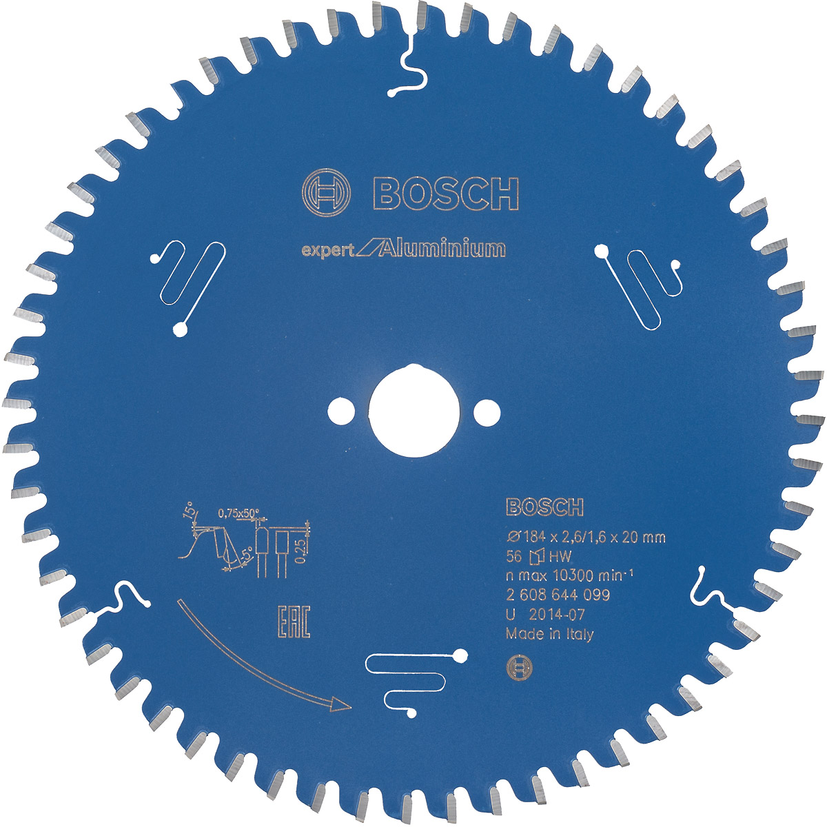 Bosch Kreissägeblatt Expert for Aluminium ø 184 mm