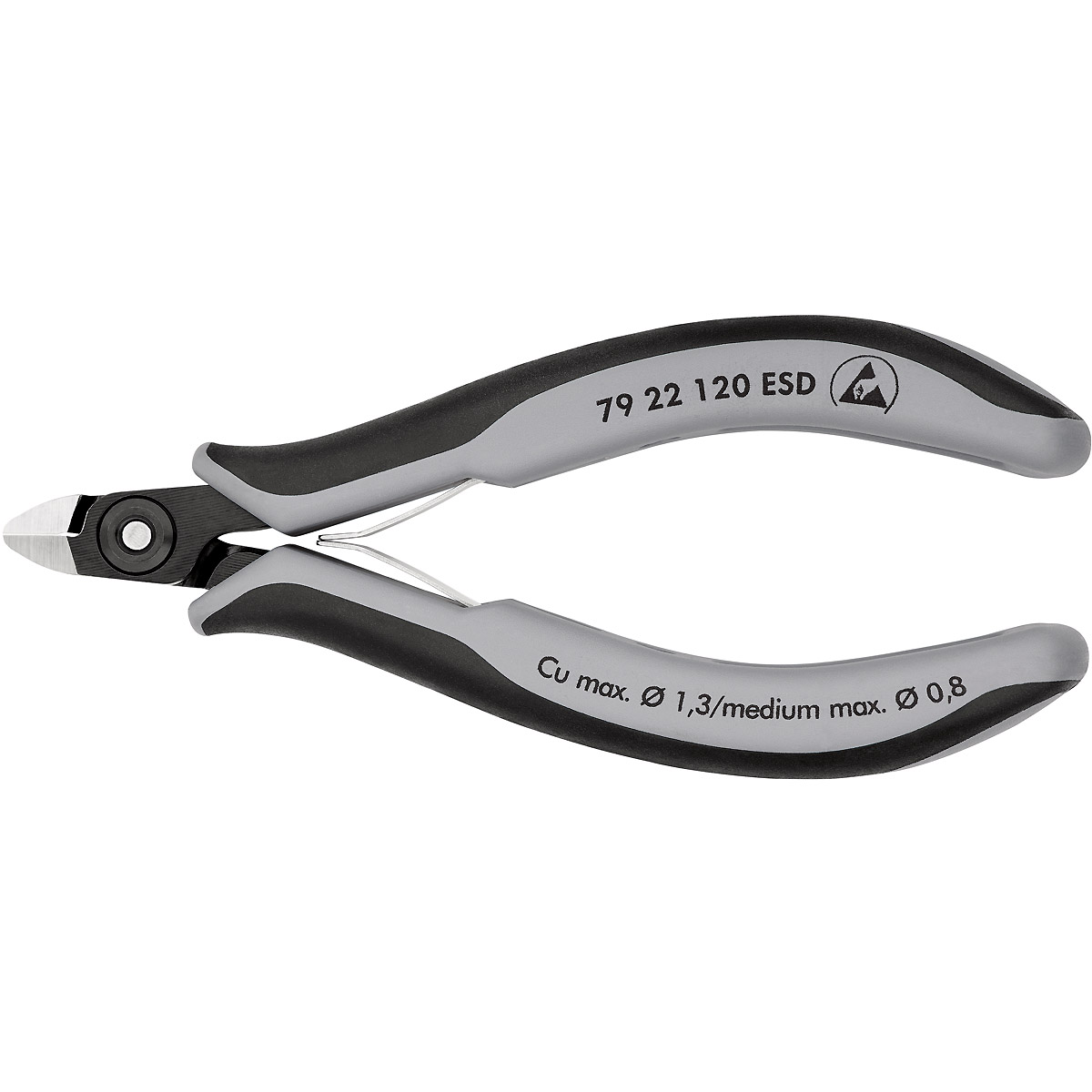 KNIPEX Präzisions-Elektronik-Seitenschneider ESD ohne Facette