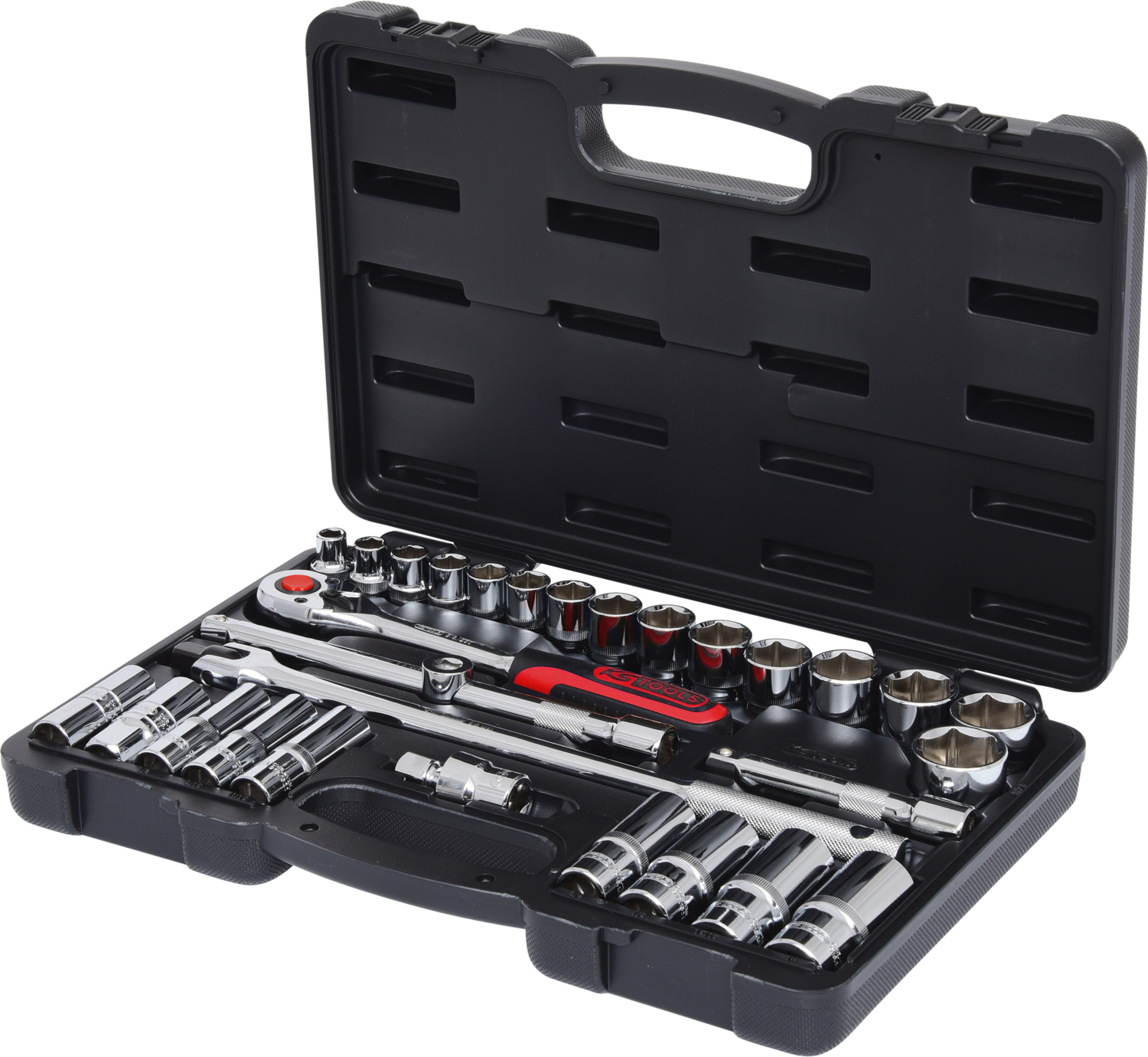 KS Tools 1/2" CHROMEplus Steckschlüssel-Satz, 30-tlg