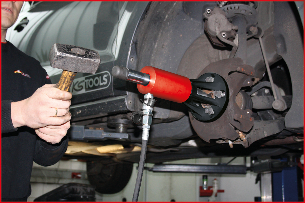 KS Tools Antriebswellen-Auspressvorrichtungs-Satz, 2-tlg, 4- und 5-Loch