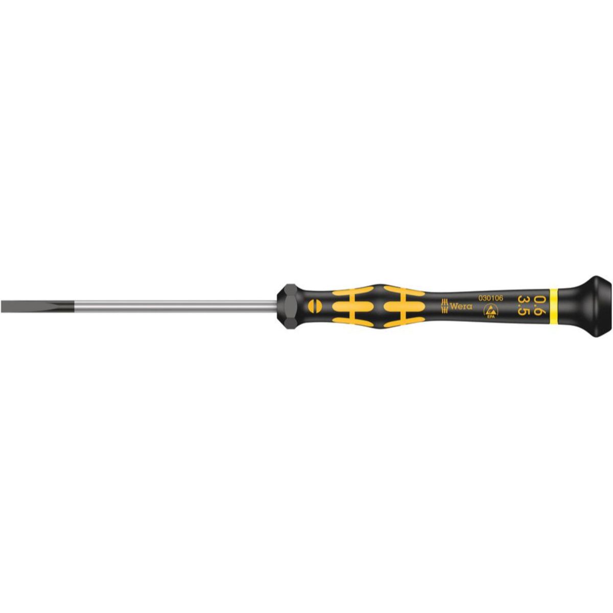 Wera 1578 A ESD Kraftform Micro Schlitz-Schraubendreher