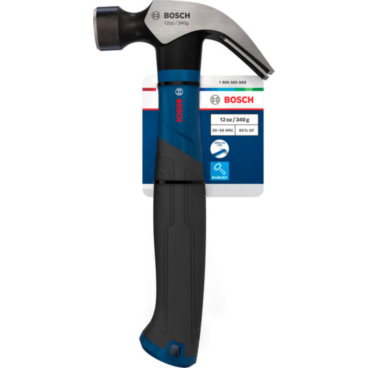 Bosch Zimmermannshammer 12 oz / 340 g, geschwungen