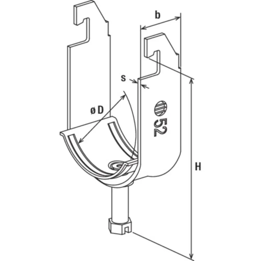 Fischer Bügelschelle FUBD 40