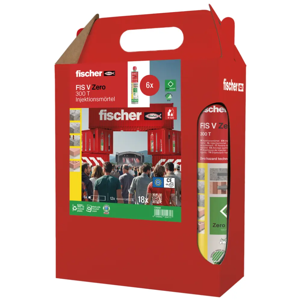 Fischer Aktion 2025 - Injektionsmörtel FIS V Zero 300 T (6 PACK)