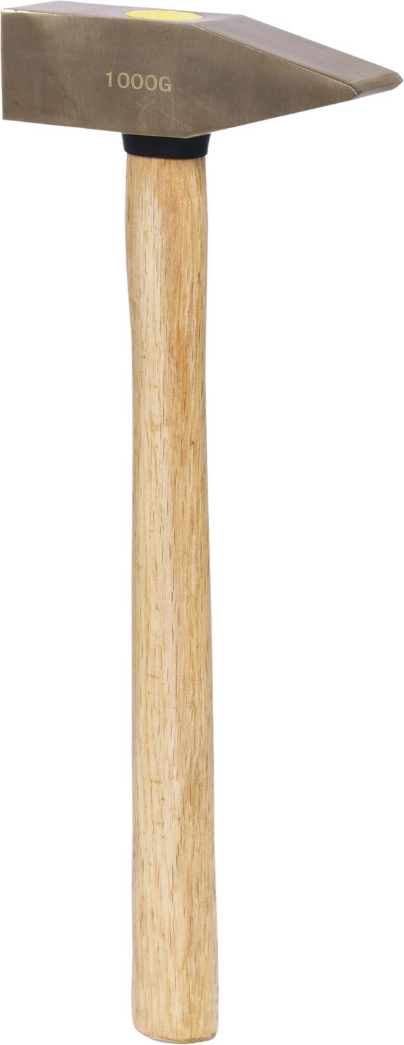 KS Tools BRONZEplus Schlosserhammer, mit Hickorystiel