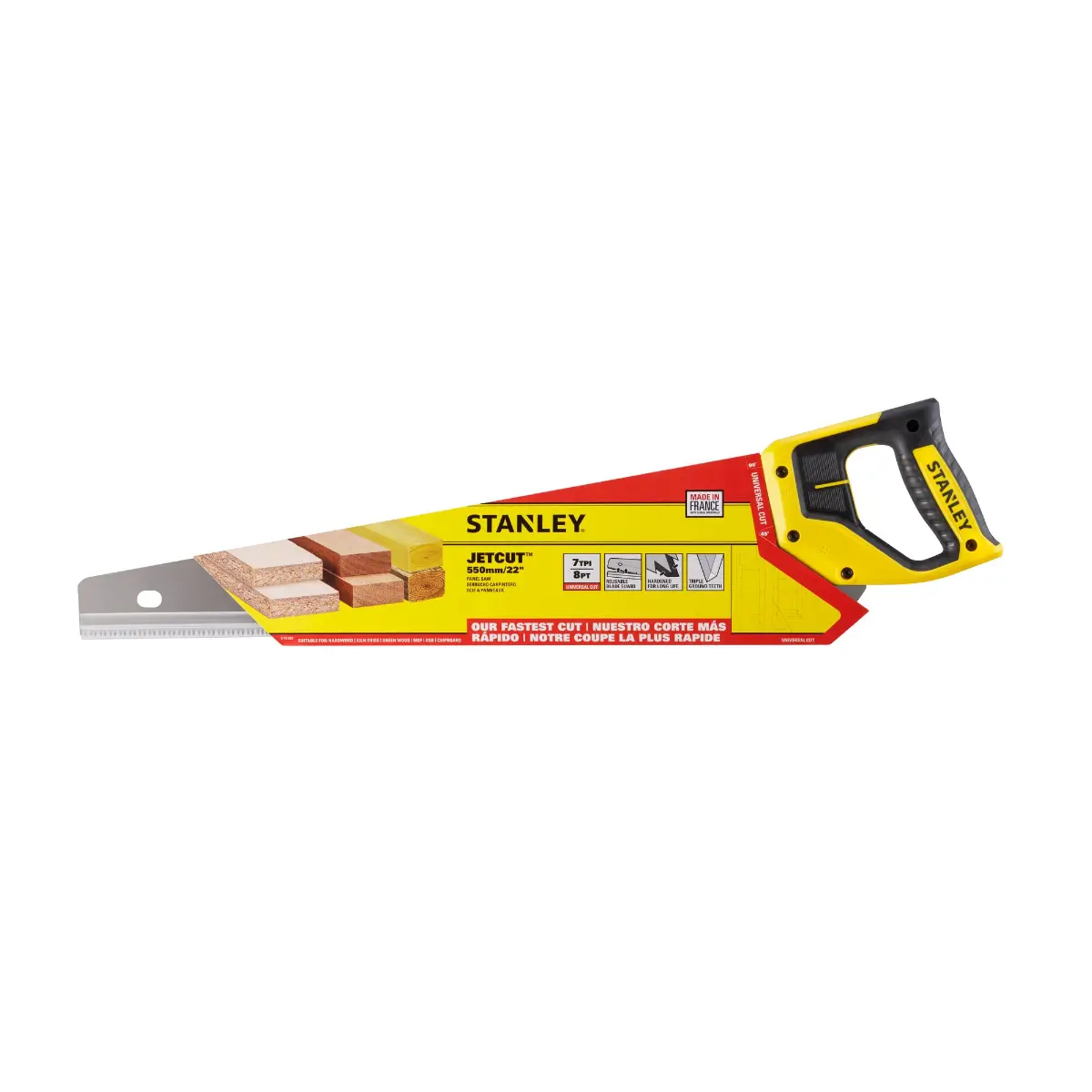 STANLEY JETCUT Handsäge 550mm 7TPI