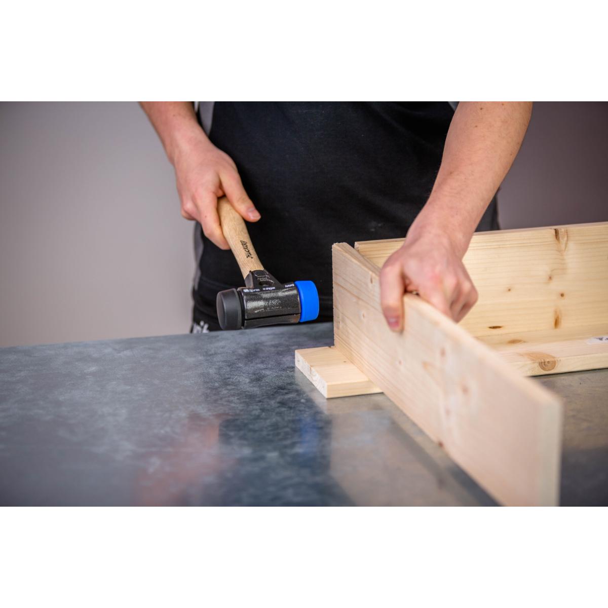 Wiha Schonhammer Set Safety mit gemischten Schlagköpfen 9-teilges Set mit Box
