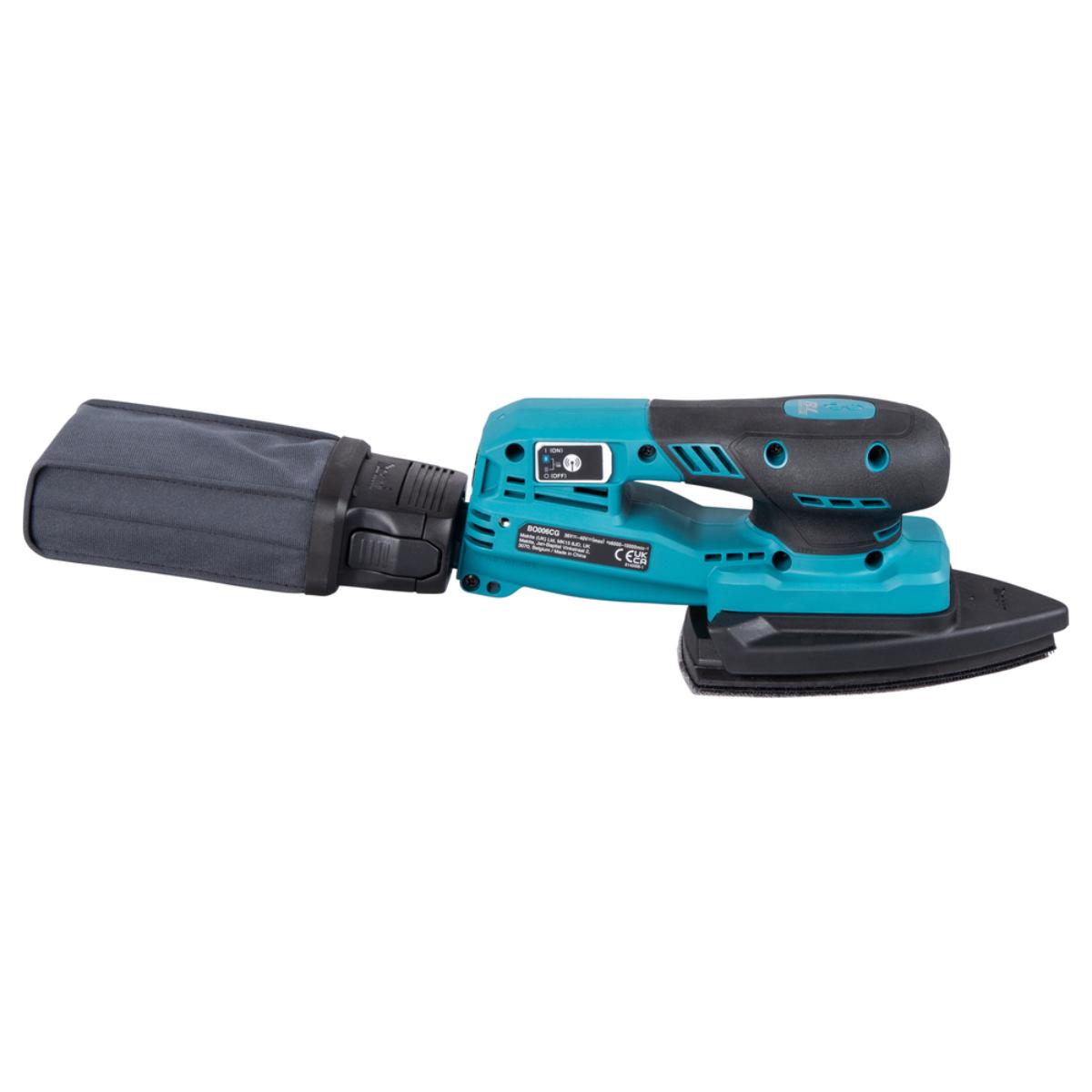 Makita Akku-Schwingschleifer XGT - Connector - Delta 100x150 mm - 3,0 mm Hub - 1,6 m Kabel