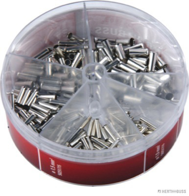 HERTH&BUSS Sortiment, Quetschverbinder, Inhalt: 250 Aderendhülsen von 1 - 6 mm²
