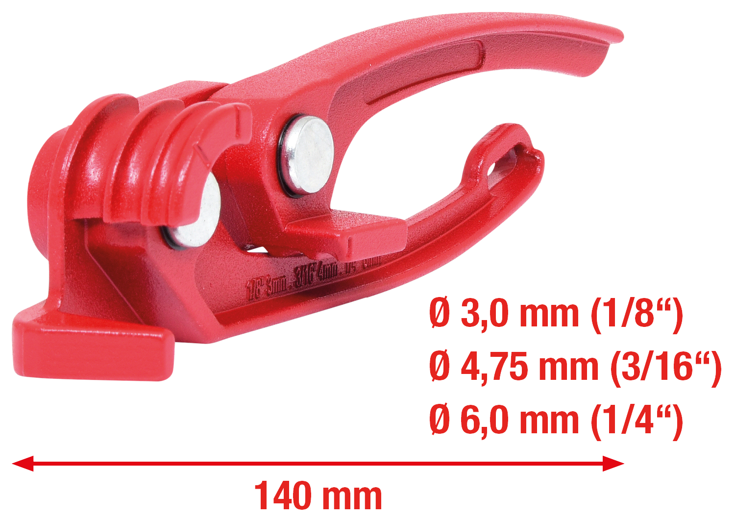 KS Tools Mini Bremsleitungs-Biege-Werkzeug, 3-6mm