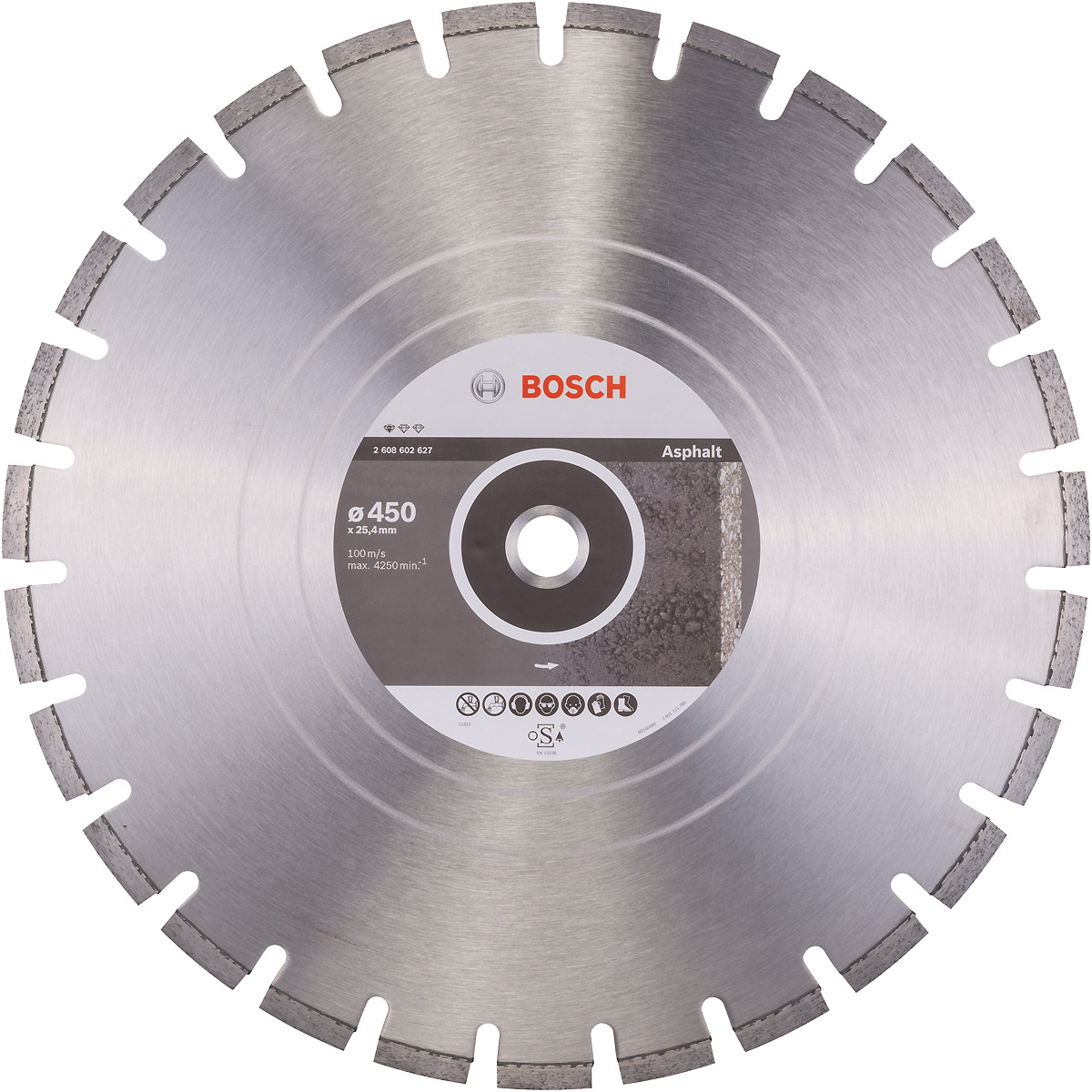Bosch Diamanttrennscheibe Standard for Asphalt 25,4