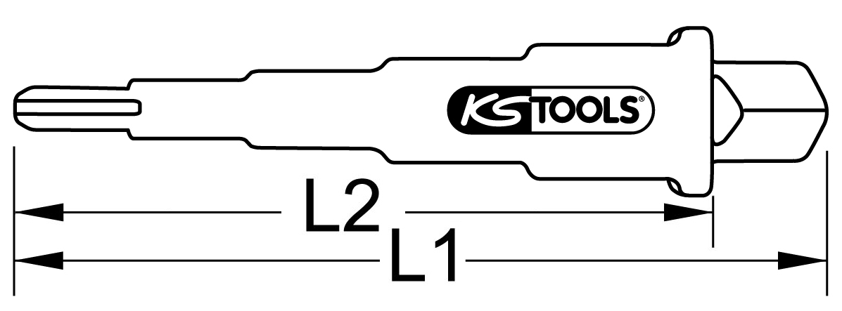 KS Tools Universal-Stufenschlüssel, 5-stufig, 3/8" - 1 1/4"