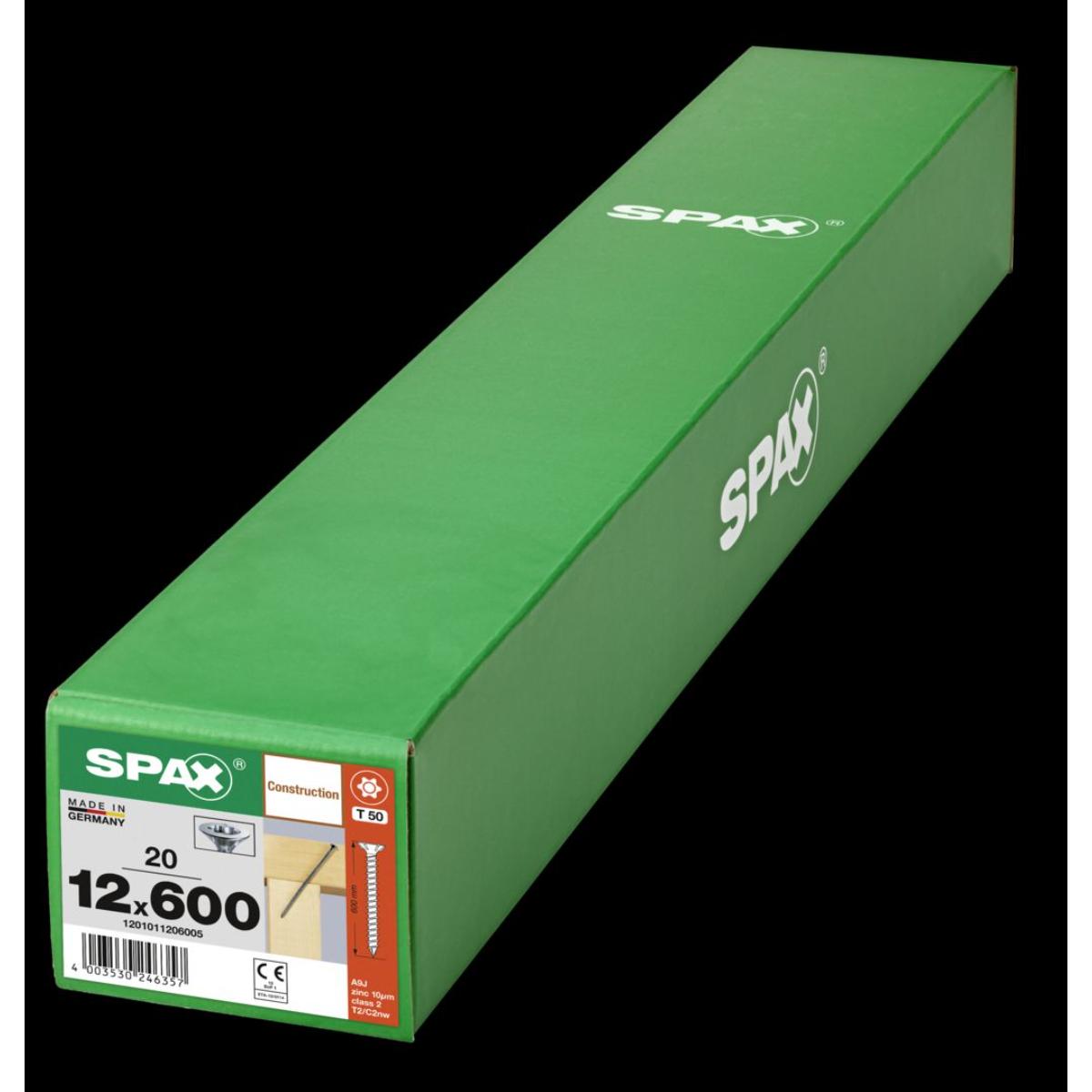 SPAX-S Senkkopf Fräsrippen T-Star Plus T50 Vollgewinde Cut WIROX, 20 Stück