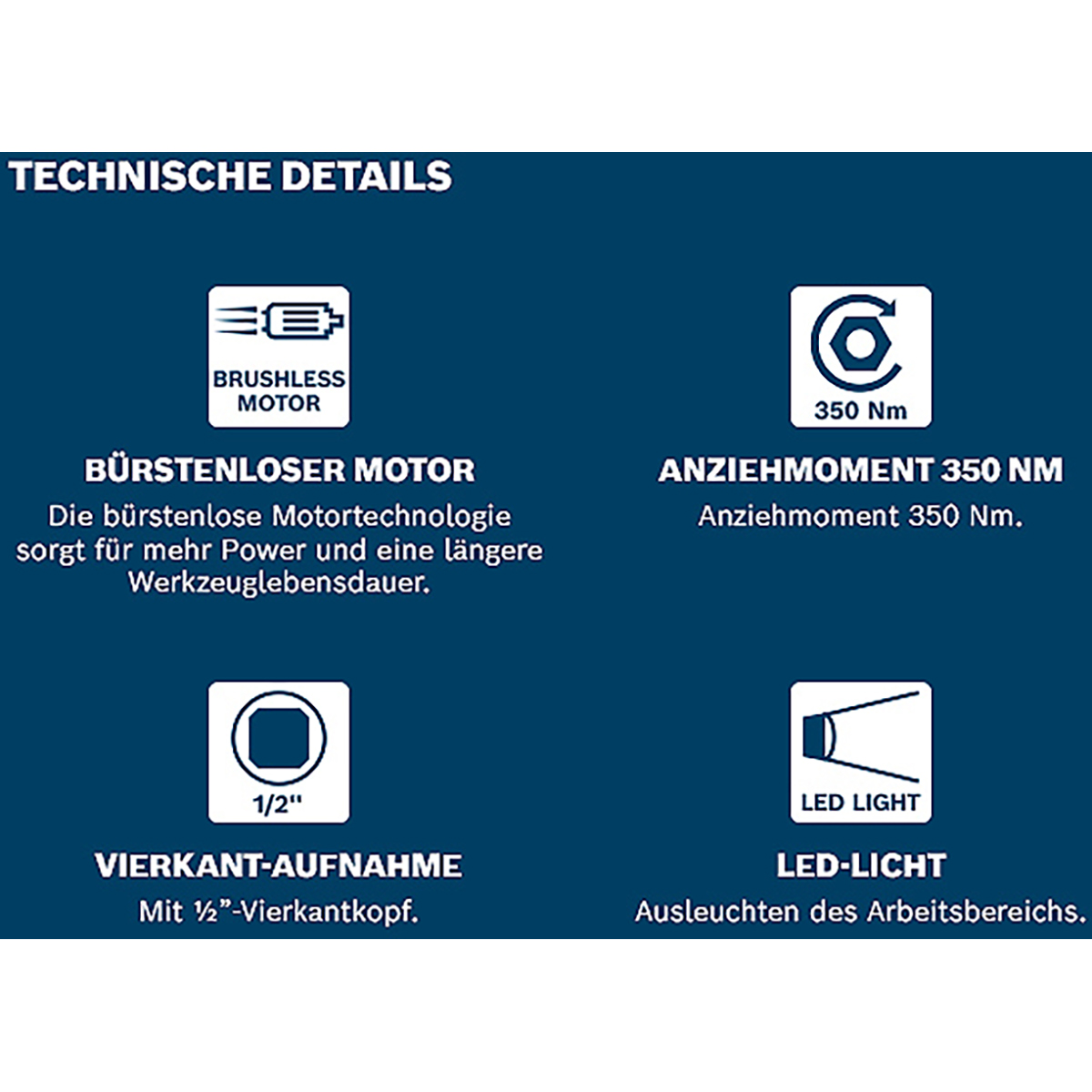 Bosch Akku-Drehschlagschrauber GDS 18V-350, 2 x Akku GBA 18V 4.0Ah in L-BOXX