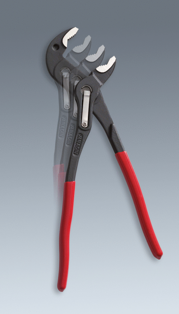 KS Tools Wasserpumpenzange mit Druckknopfverstellung