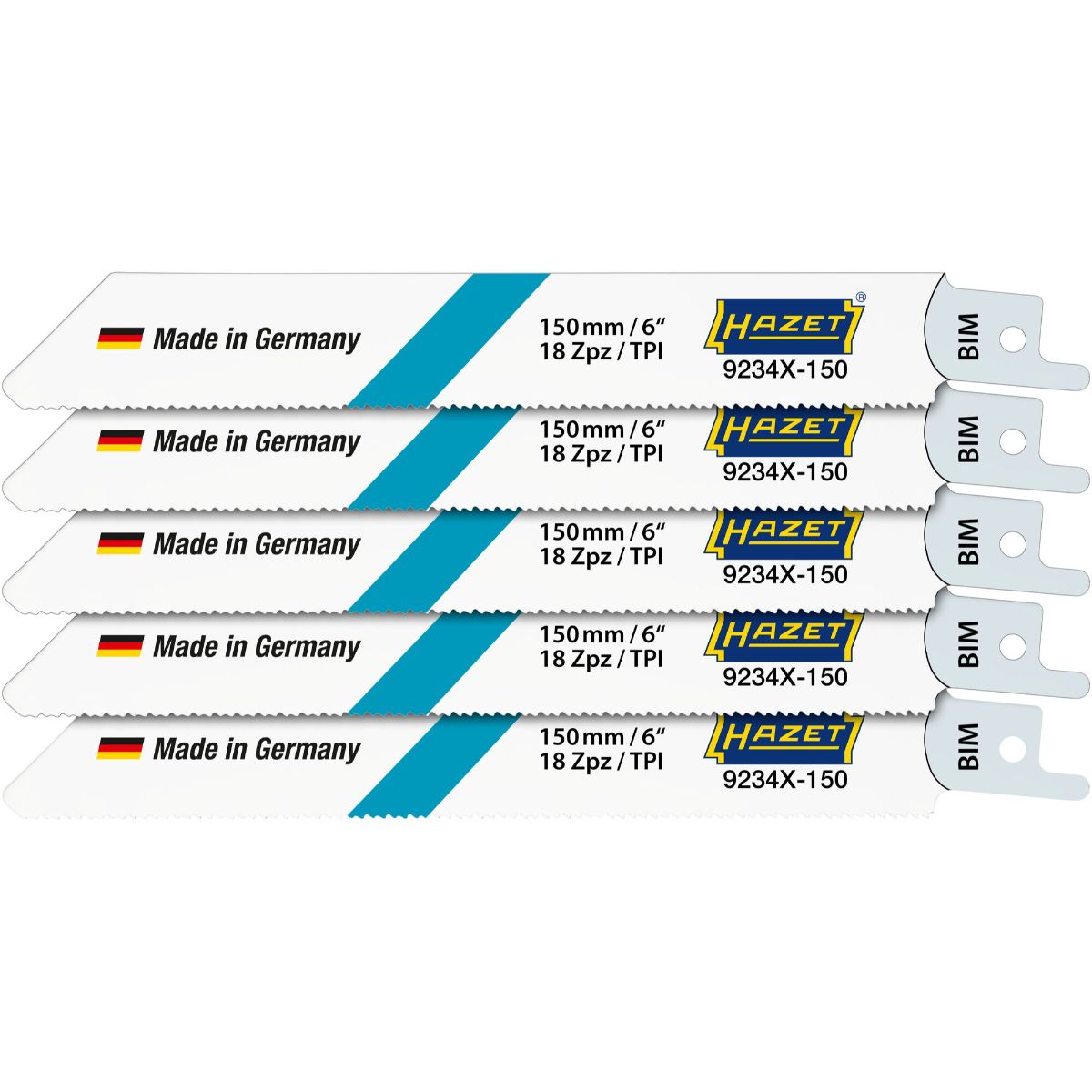 HAZET Sägeblätter Satz 1,5 – 4 mm, 5-Stück