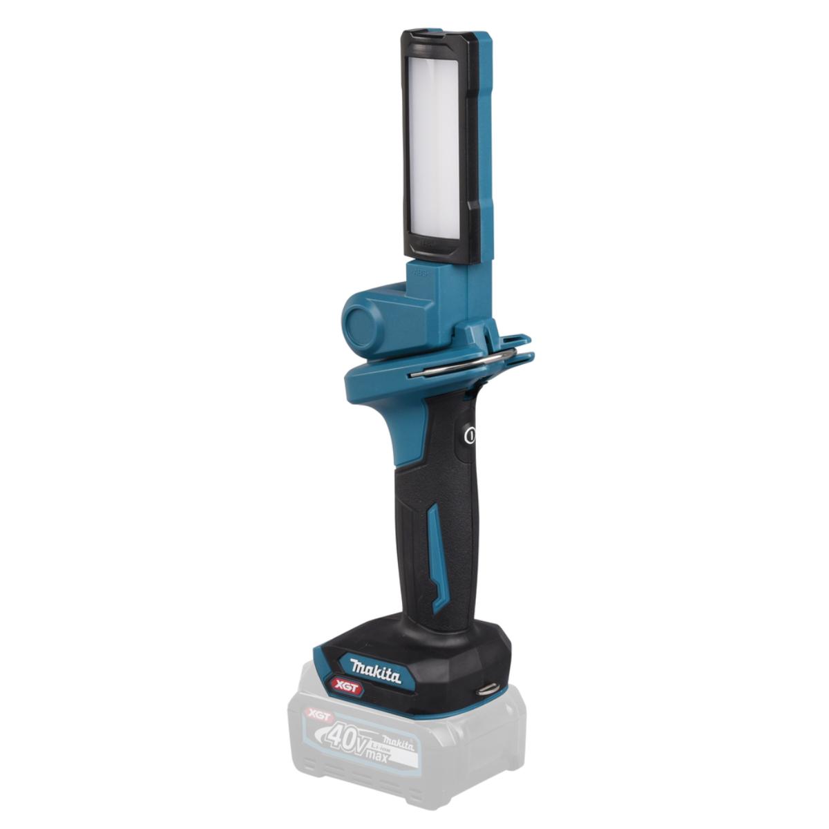 Makita LED-Akku-Arbeitsleuchte 40V max. - 180/400/800 lx - 100/250/500 lm - ML006GX