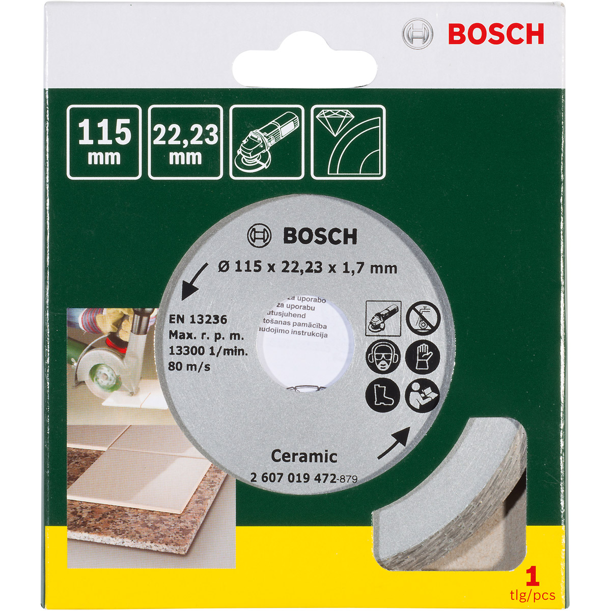 Bosch Diamanttrennscheibe für Fliesen