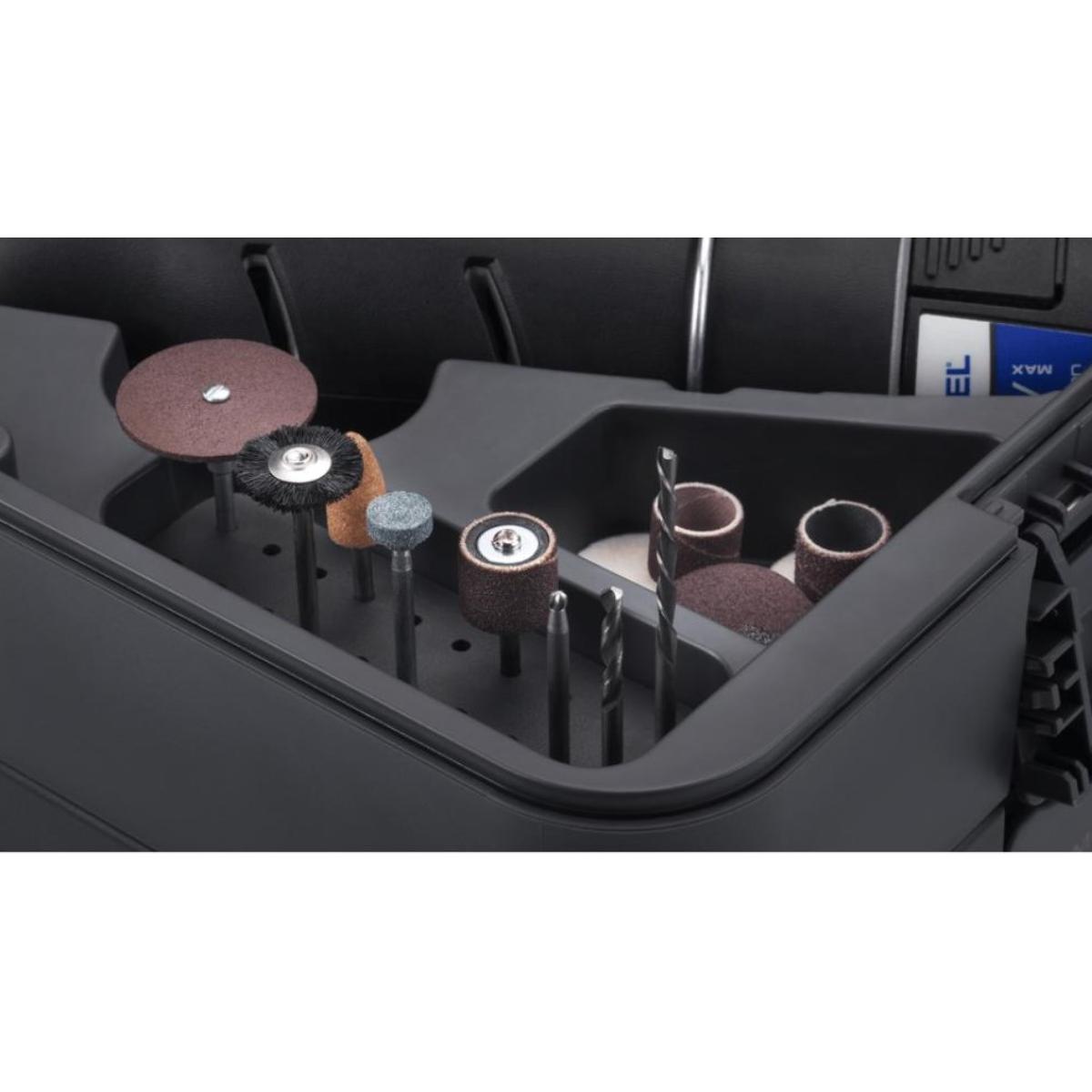 DREMEL 8250, Kabelgebundenes Multifunktionswerkzeug, 65 Zubehöre, 5 Aufsätze