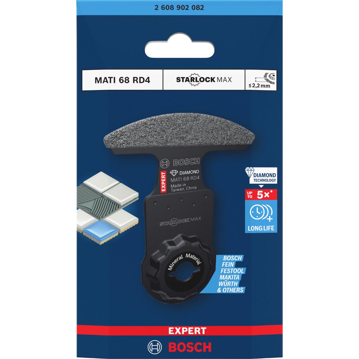 Bosch EXPERT MATI 68 RD4 Corner Blade, 68 x 30 mm, 1-Stück