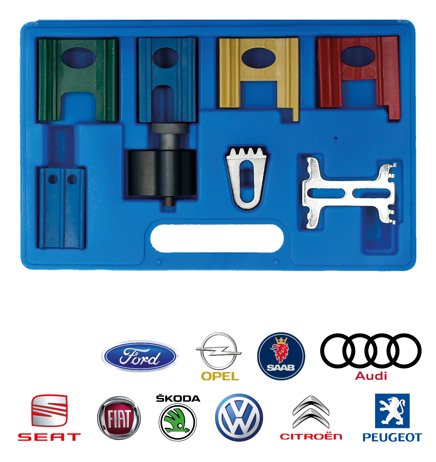 Brilliant Tools Nockenwellen-Arretierwerkzeug-Satz für VAG, Ford, Opel, Saab - BT595700