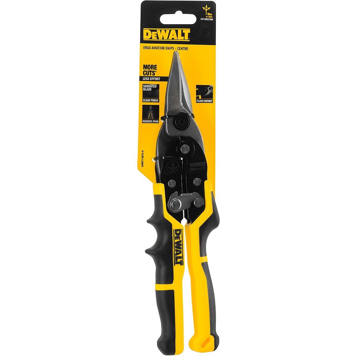 DEWALT Blechschere ERGO Gerade (gelb)