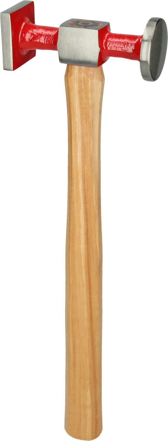 KS Tools Karosserie-Standard-Hammer, groß rund-eckig-gewölbt, 325mm