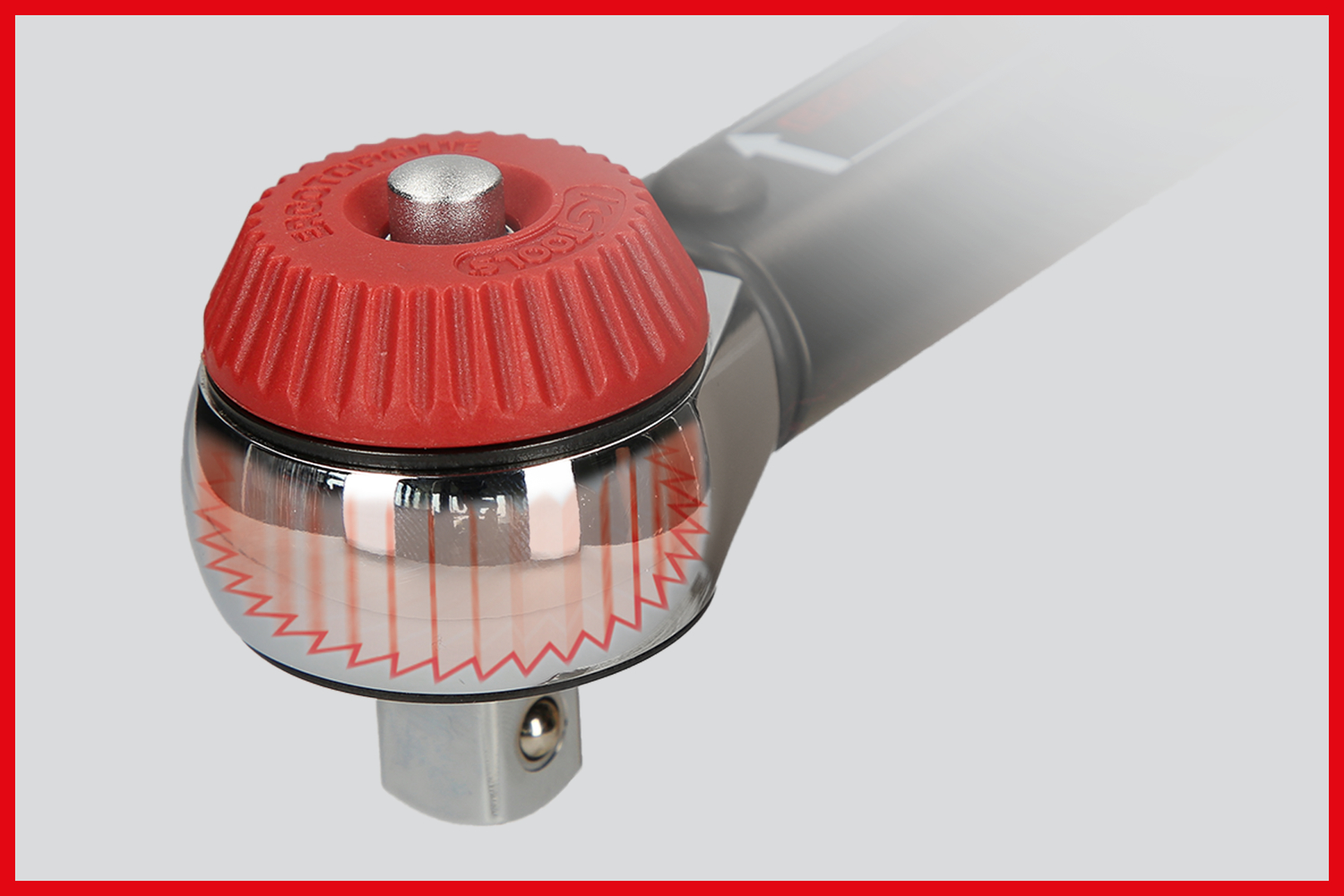 KS Tools ERGOTORQUE®precision Ratschen-Drehmomentschlüssel Drehknopf