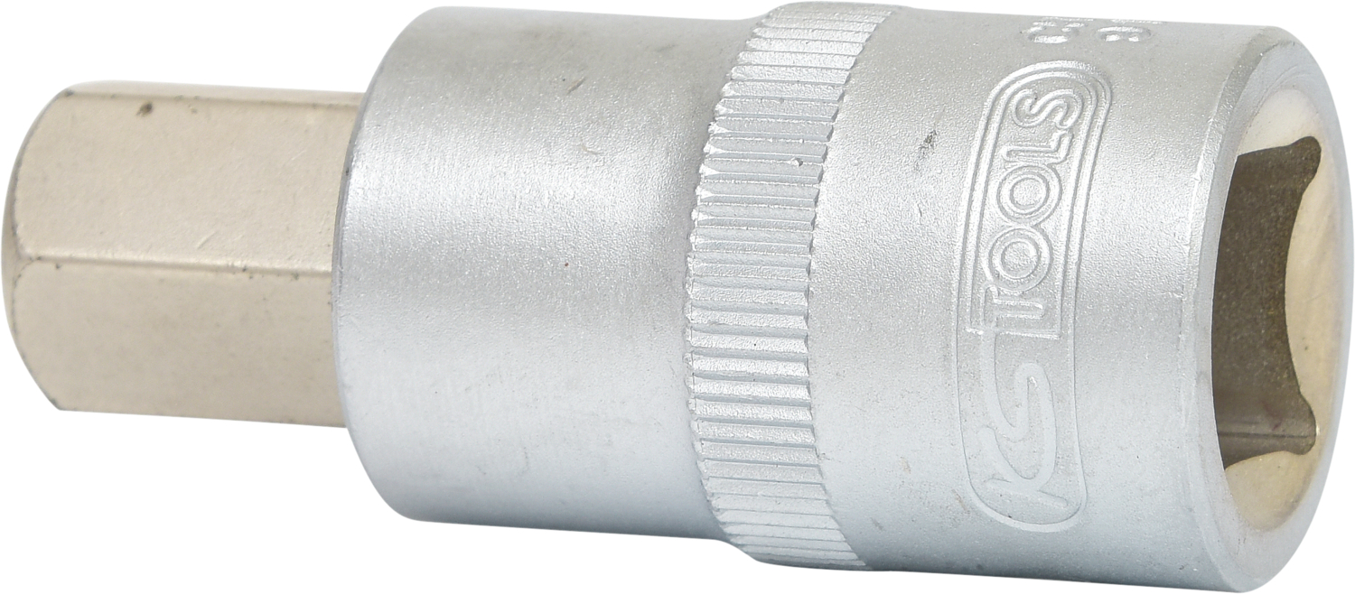 KS TOOLS 1/2" Bit-Stecknuss Innensechskant, kurz