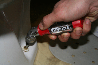 KS Tools WC Sanitär-Kombi-Kit, 3-tlg
