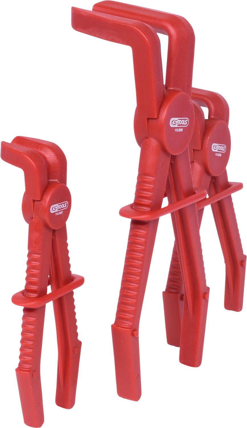 KS Tools Schlauch-Abklemm-Zangen-Satz 90°, 3-tlg