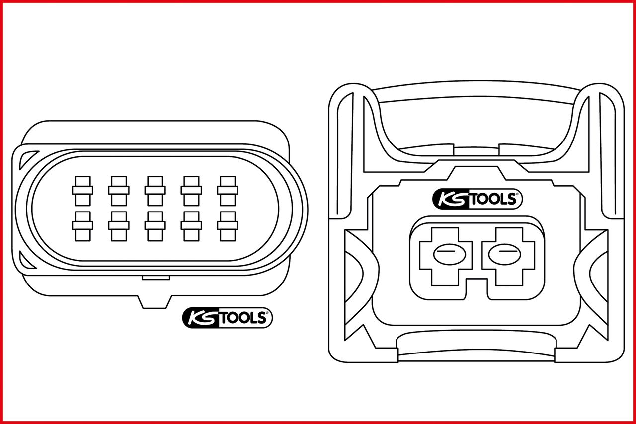 KS Tools Kabel-Entriegelungswerkzeug für Flachstecker und Flachsteckhülse