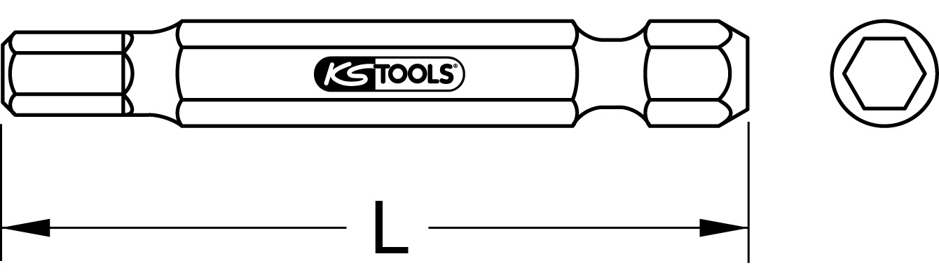 KS Tools 1/4" Bit