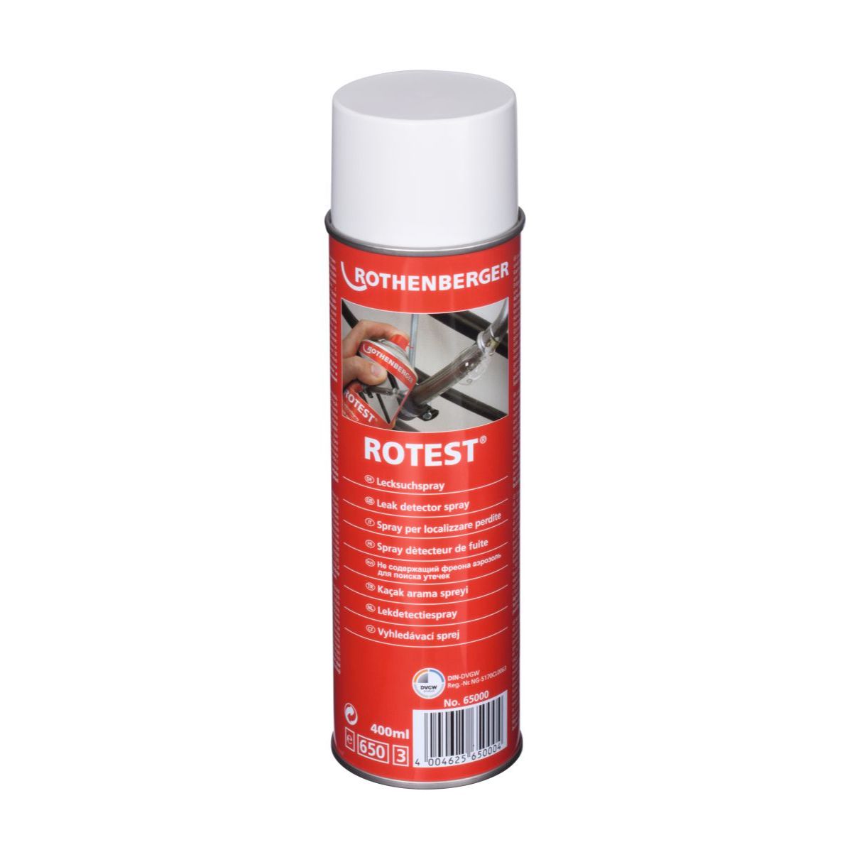 Rothenberger Lecksuchspray, 400ml, Aerosole 2,5A