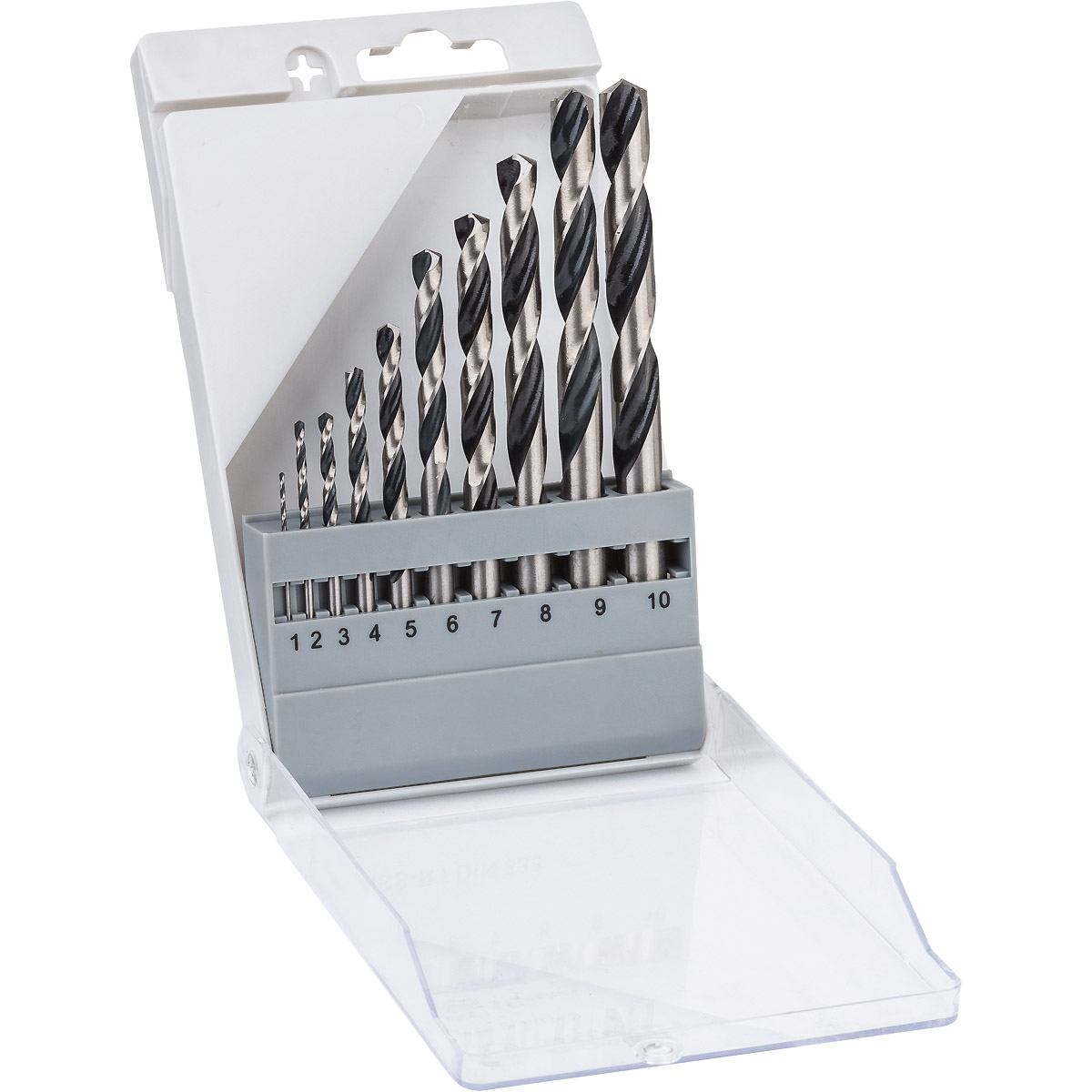 Bosch Metallspiralbohrer HSS-Set PointTeQ, DIN 338, 10-teilig