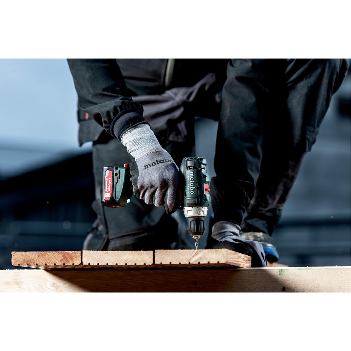Metabo Akku-Bohrschrauber PowerMaxx BS 12 Set Mobile Werkstatt - Kunststoffkoffer - 12V 2x2Ah Li-Pow