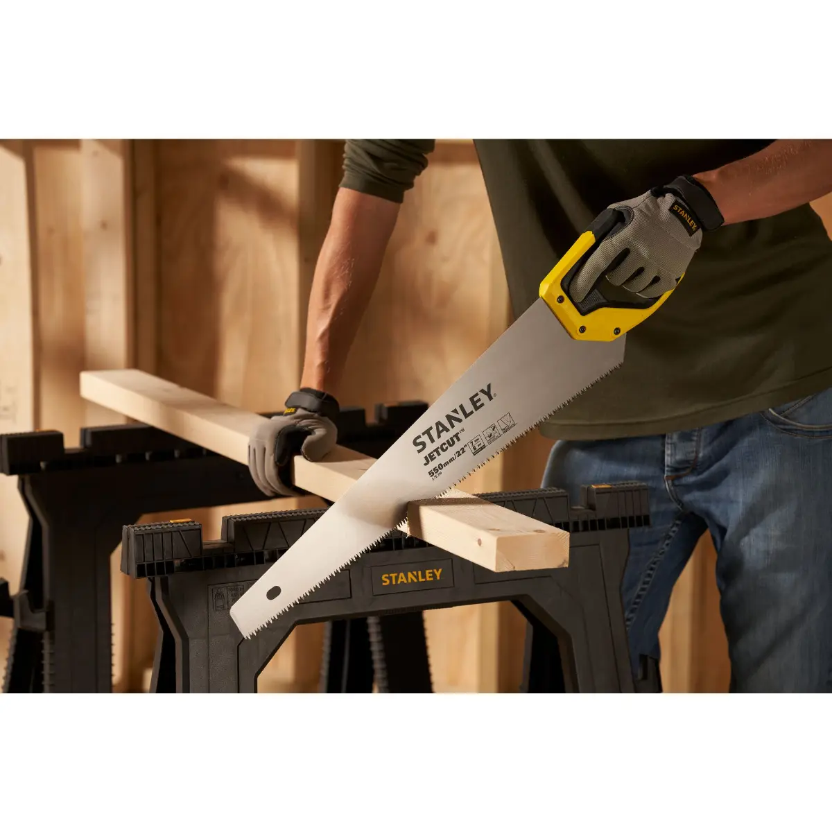 STANLEY JETCUT Handsäge 550mm 7TPI