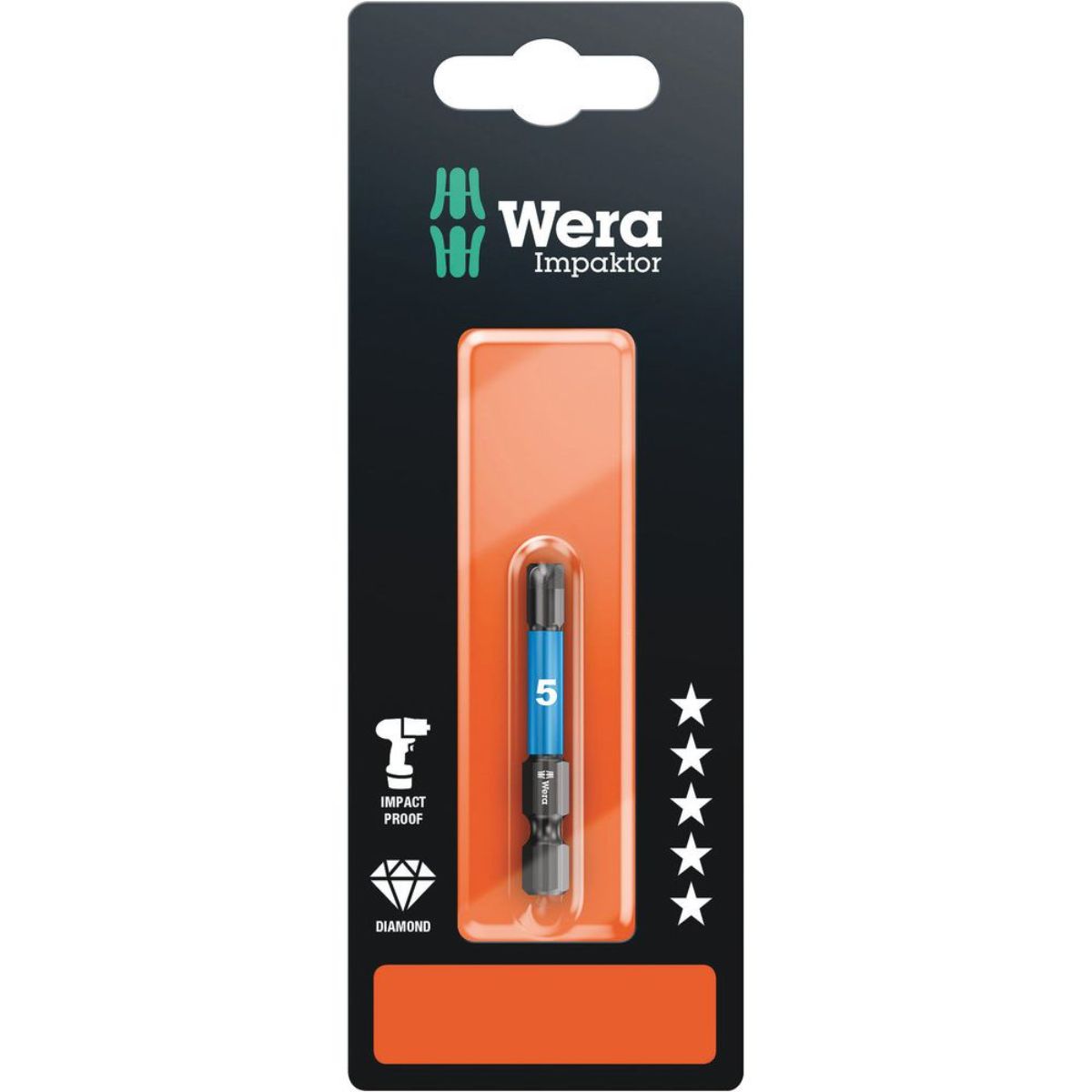 Wera 840/4 IMP DC Impaktor Bits SB