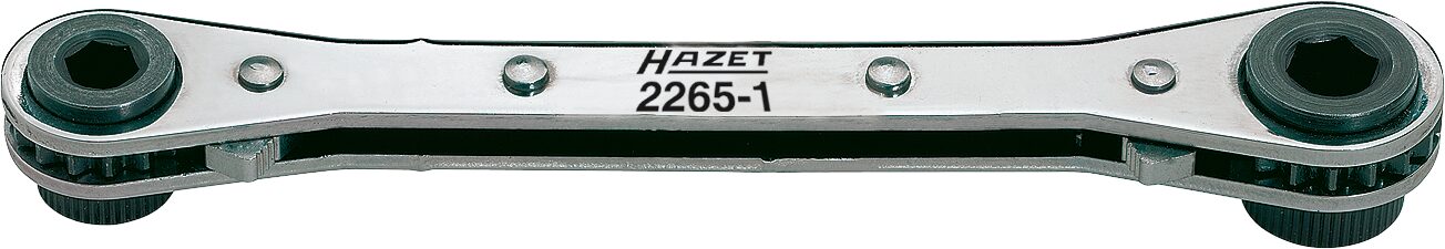 HAZET Umschaltknarre für Bits Sechskant 6,3 (1/4 Zoll), Sechskant8 mm (5/16 Zoll)