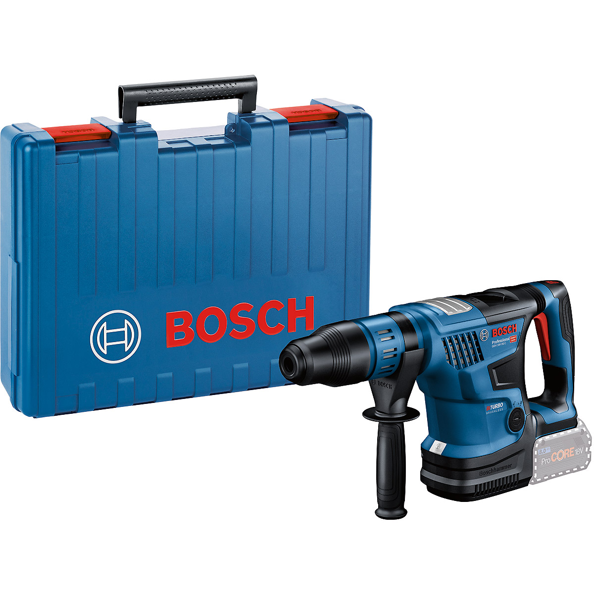 Bosch Akku-Bohrhammer BITURBO mit SDS max GBH 18V-36 C, Solo Version, Handwerkerkoffer