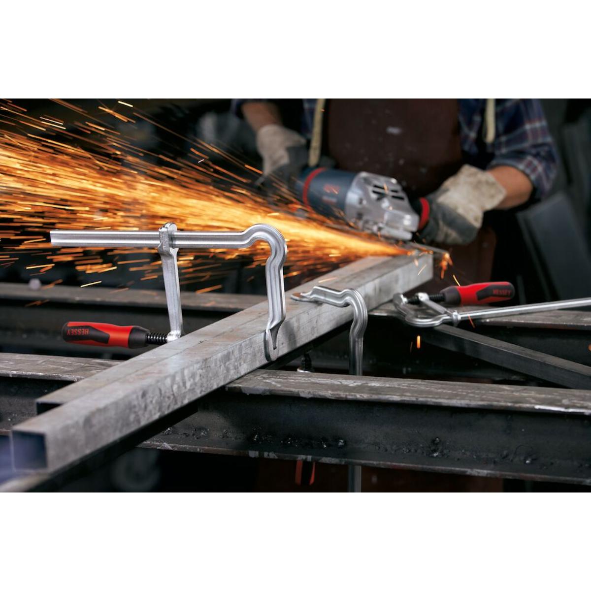 Bessey OMEGA-Schraubzwinge GMZ mit 2-Komponenten-Kunststoffgriff
