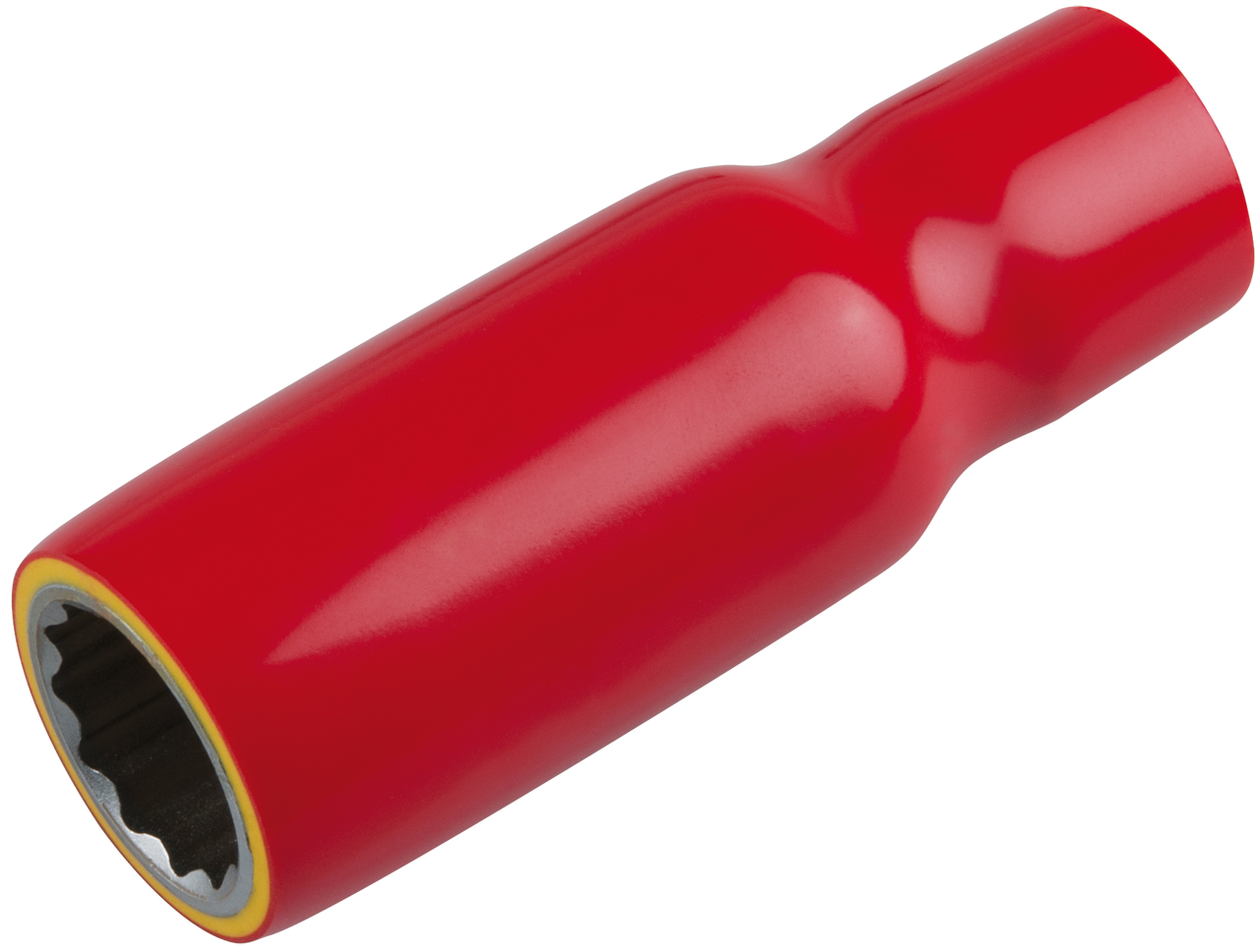 KS Tools 3/8" Stecknuss mit Schutzisolierung, lang