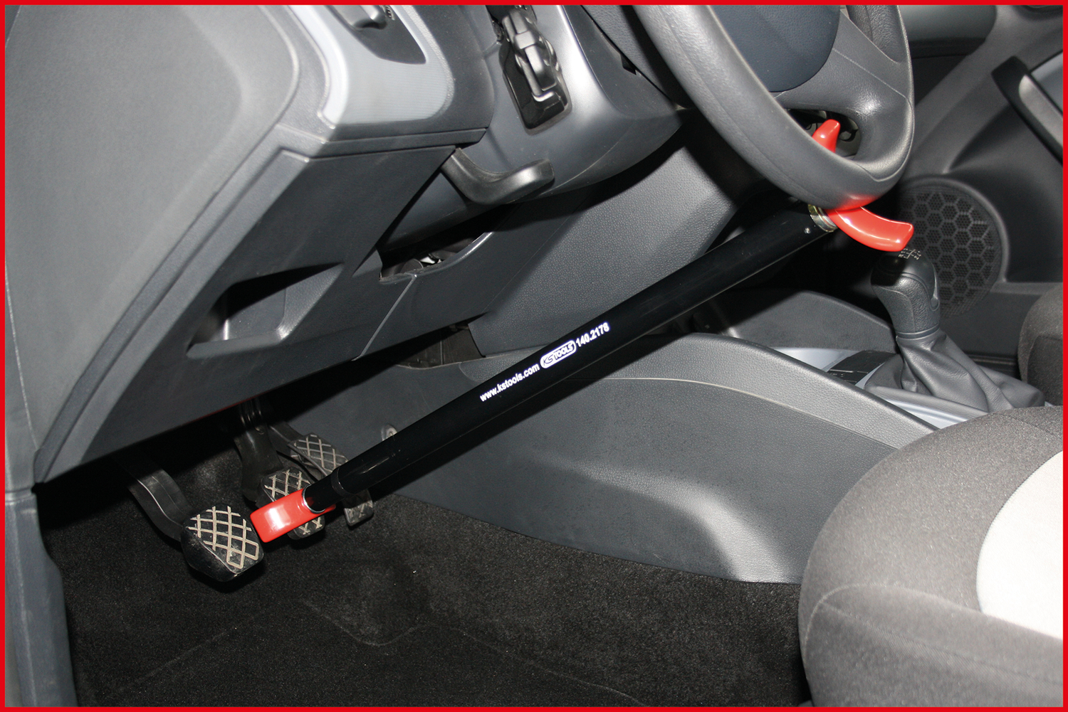 KS Tools Teleskop-Motorhauben- und Heckklappenstütze, 64-109cm