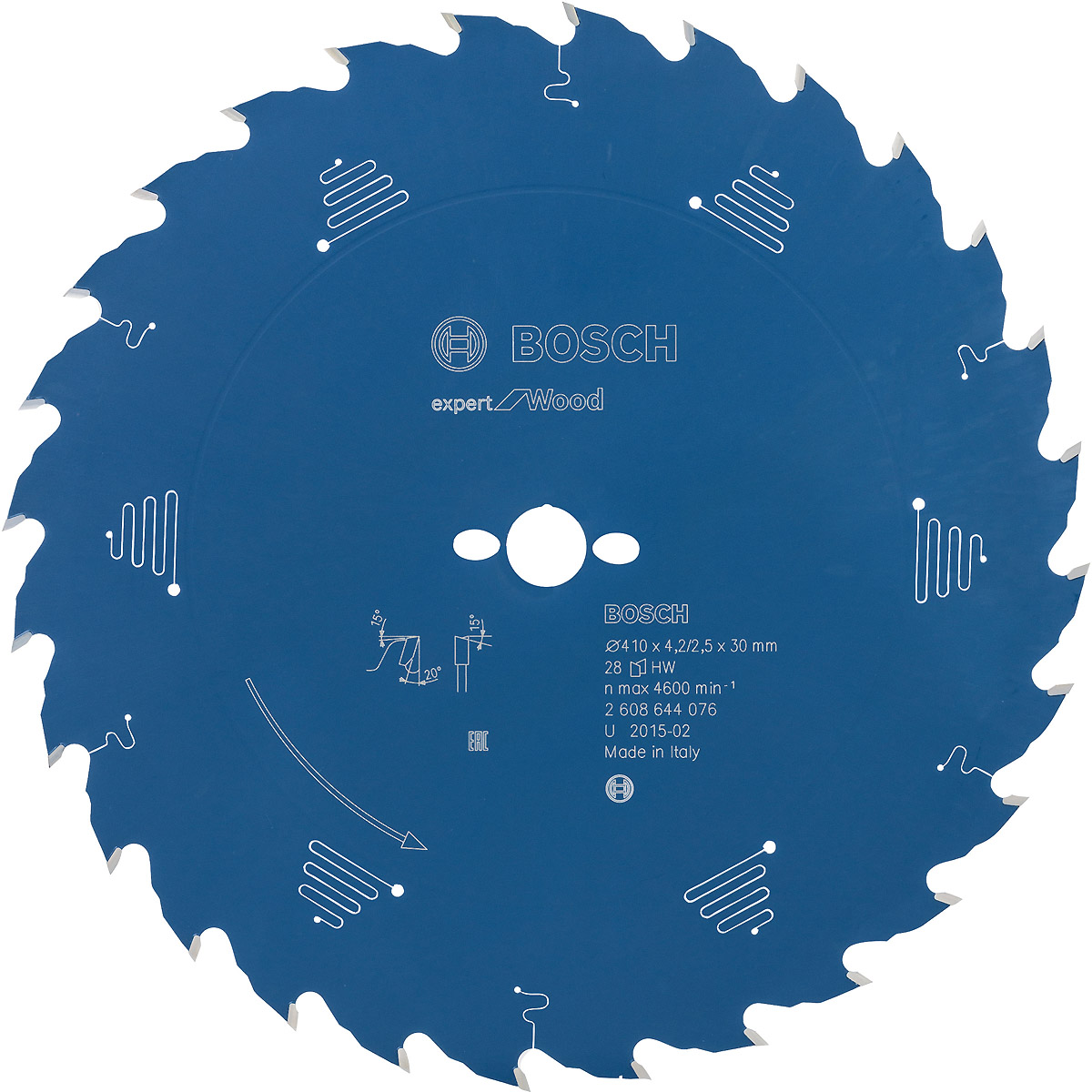 Bosch Kreissägeblatt Expert for Wood ø 410 mm
