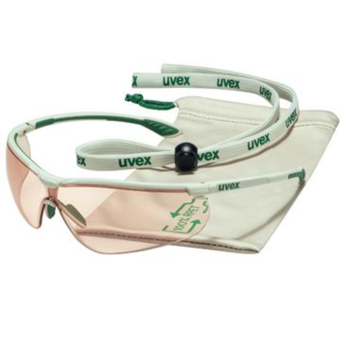 uvex Bügelbrille sportstyle braun, grün, beige