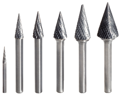 KS Tools HM Spitzkegel-Frässtift Form M