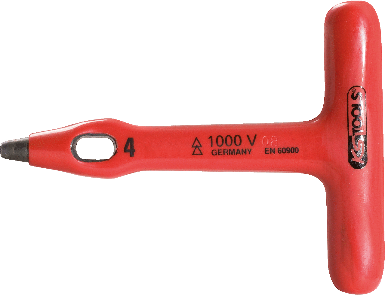 KS Tools Locheisen mit Schutzisolierung, 100mm