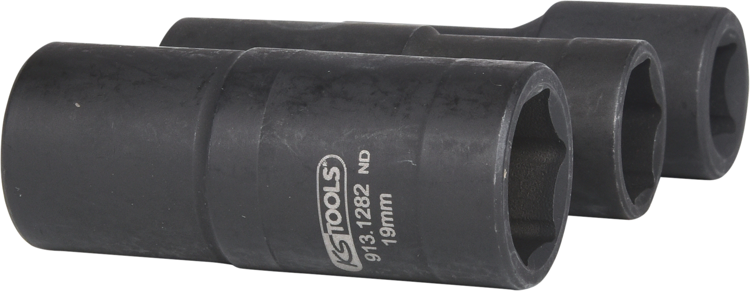 KS Tools Spezial-Profil-Kraft-Stecknuss-Satz, 3-tlg,17-19mm