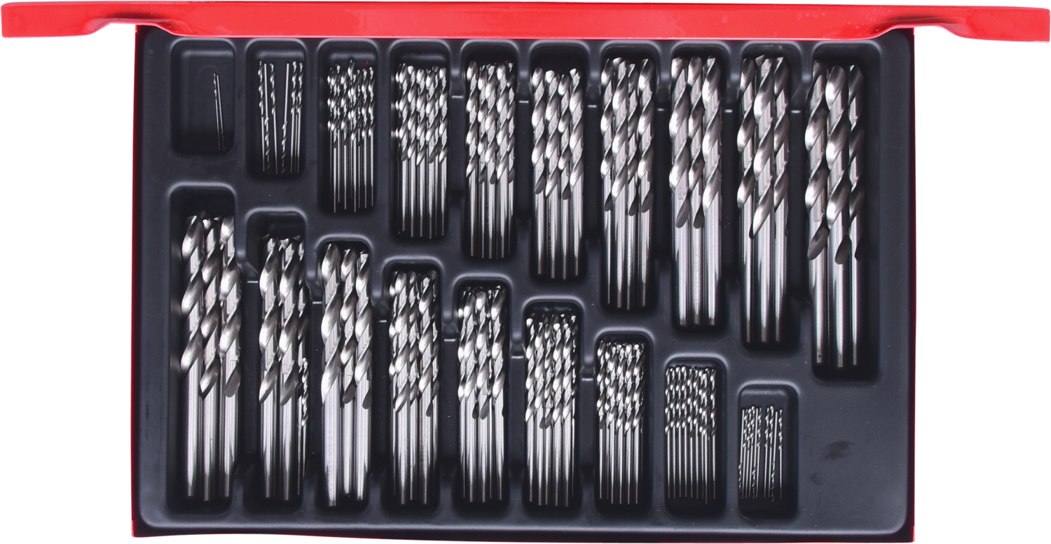 KS Tools HSS-G Spiralbohrer-Satz, 170-tlg, 1-10mm